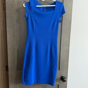 Blue Work Dress